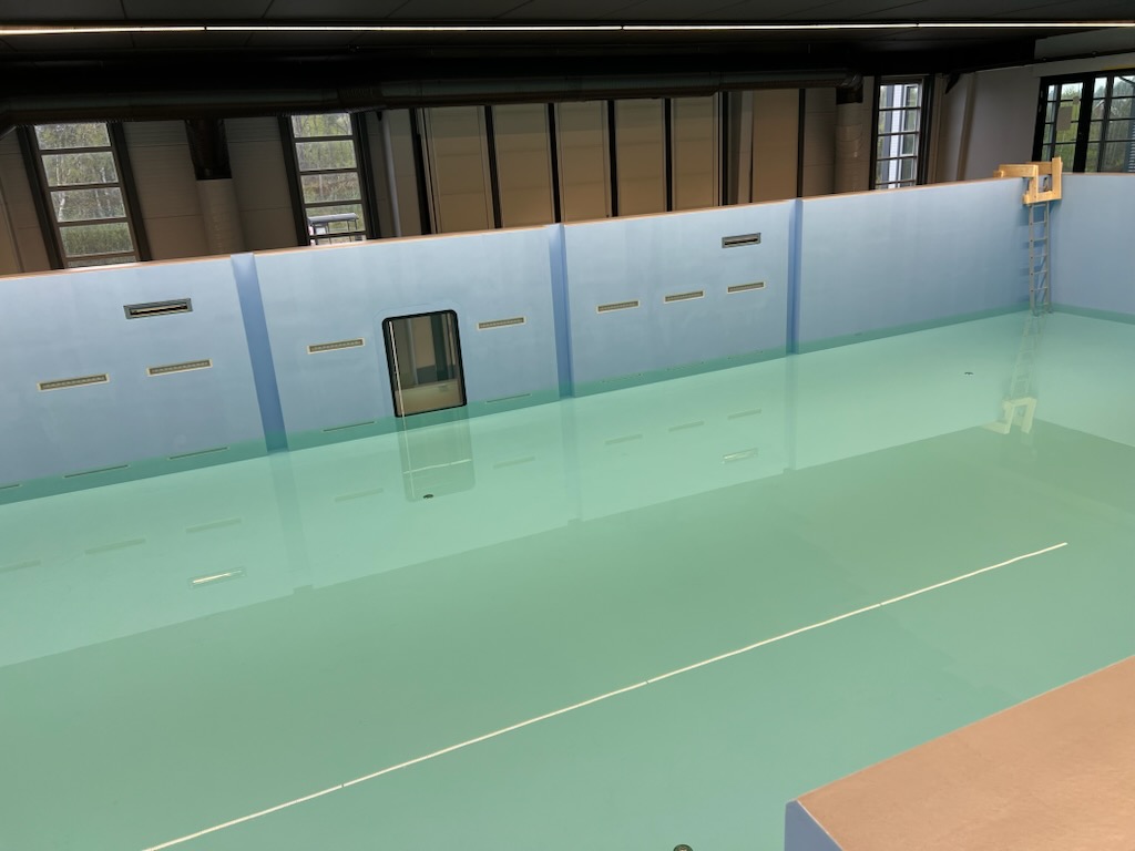 Construction work on the 7Waves Oceanlab building